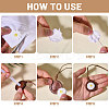 DIY Flat Round Wood Pendant Neckalces Making Kits DIY-CA0007-06-4