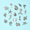 18Pcs 18 Style Tibetan Style Alloy Pendants TIBEP-YW0001-71-1