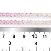 Gradient Color Baking Paint Glass Bead Strands X1-DGLA-A039-T4mm-A01-5