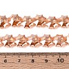 Electroplate Transparent Glass Beads EGLA-H112-04HP-03-4