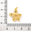 Brass Micro Pave Cubic Zirconia Pendants KK-U033-09G-02-3