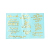 Brass Self-Adhesive Picture Stickers LS-DIY-C059-01B-1