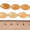 Natural Yellow Hematoid Quartz/Golden Healer Quartz Beads Strands G-A295-A06-01-5