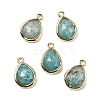 Natural Amazonite Faceted Pendants G-U019-05G-02-1