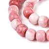 Ombre Effect Dyed Glass Beads Strands GLAA-N067-01A-09-3