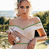 3 Yards Glass Rhinestone Chains DIY-DR0002-10C-5