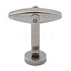 304 Stainless Steel Metal Buttons LS-STAS-M084-12G-01-2