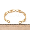 304 Stainless Steel Cuff Bangles for Women BJEW-U045-05G-5