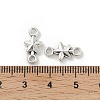Tibetan Style Alloy Star Connector Charms TIBE-S324-21AS-3