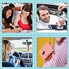 12Pcs Heart Silicone Focal Beads SIL-YW0001-67-6