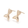 Brass Stud Earring Findings MAK-I010-03G-1