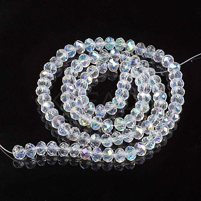 Electroplate Glass Beads Strands LS-EGLA-A034-T2mm-L19-1