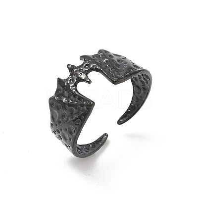 304 Stainless Steel Cuff Open Rings LS-RJEW-D338-02E-EB-1