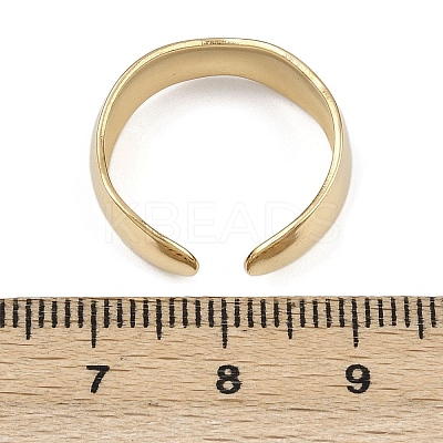 304 Stainless Steel Cuff Rings RJEW-D332-012C-G-1