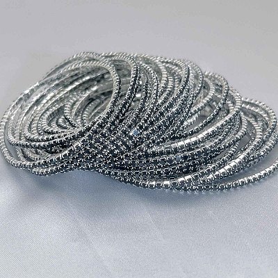 Brass Rhinestone Tennis Bracelets WG6EB7A-07-1