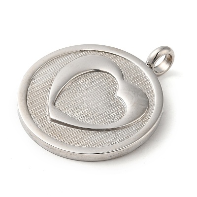 Non-Tarnish 304 Stainless Steel Pendants STAS-C086-06E-P-1