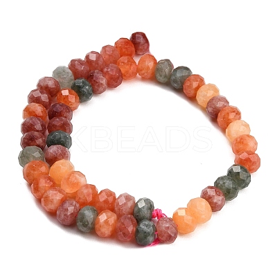 Faceted Dyed Natural White Jade Beads Strands GG-CBAE966-01B-L-1