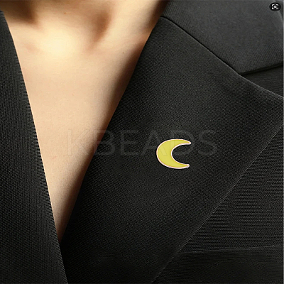 1Pc Alloy Enamel Brooches JEWB-LP0004-46-1