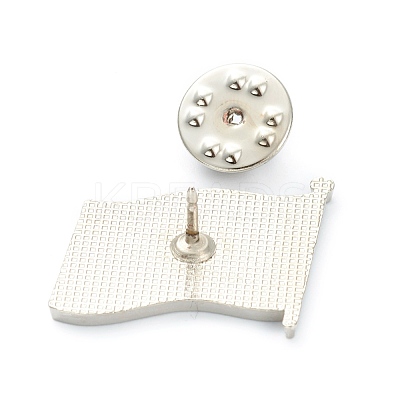 Alloy Pride Enamel Brooches JEWB-M020-16-P-1