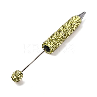 Iron Beadable Pen AJEW-K049-01H-1