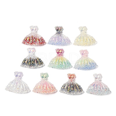 Luminous Opaque Resin Cabochons CRES-L045-11-1