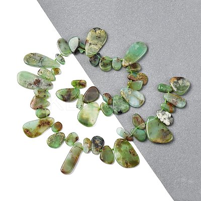 Natural Chrysoprase Beads Strands G-F645-16-01-1