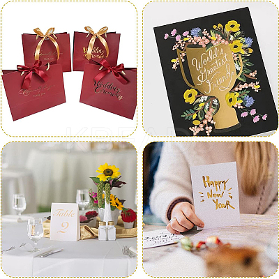 60 Sheets 6 Styles PET Stamping Hot Foil Paper DIY-FH0006-10A-1