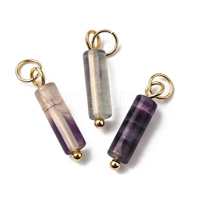 Natural Fluorite Pendants X-STAS-C120-01G-05-1