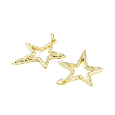 Rack Plating Brass Pendants KK-C056-03G-1