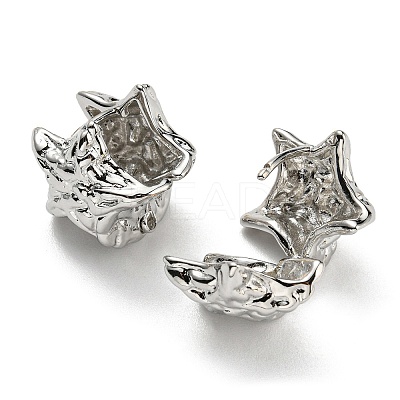 Star Hoop Earrings EJEW-G355-04P-1
