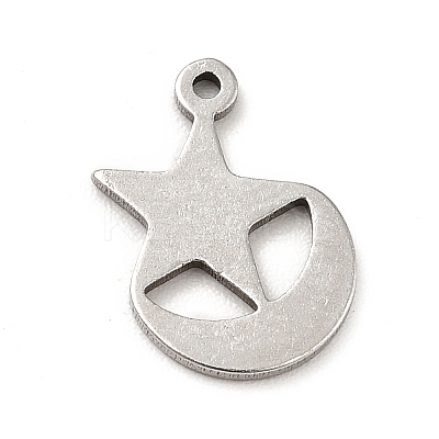 Non-Tarnish 201 Stainless Steel Pendants STAS-P312-18P-1