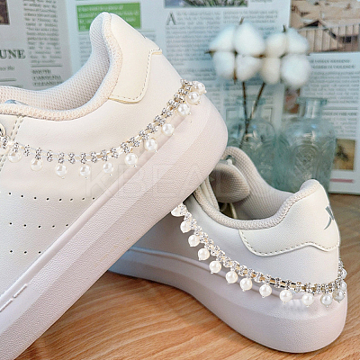 Alloy Rhinestone Shoe Chains FIND-WH20024-06-1