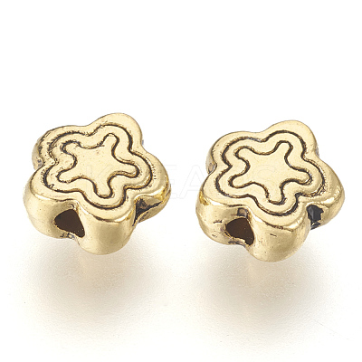 Tibetan Style Alloy Beads X-GLF10690Y-1