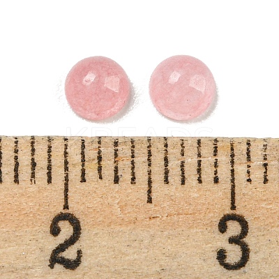 Natural White Jade Dyed Cabochons G-H309-03-14-1