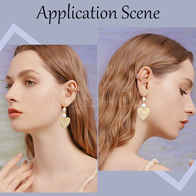 20Pcs Brass Leverback Earring Findings KK-BBC0010-51-1