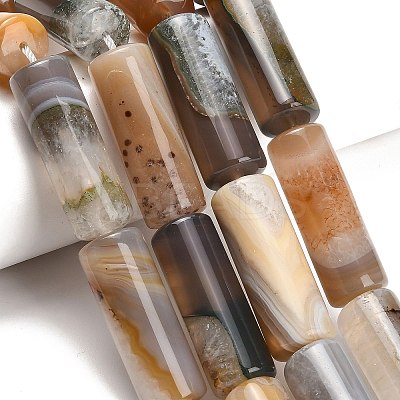 Natural Agate Beads Strands GG-L001-A01-01-1