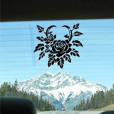 4Pcs 4 Styles PET Waterproof Self-adhesive Car Stickers DIY-WH0308-225A-088-1