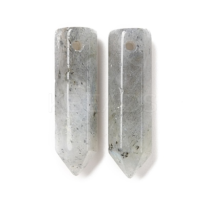 Natural Labradorite Pointed Pendants G-D460-01H-1