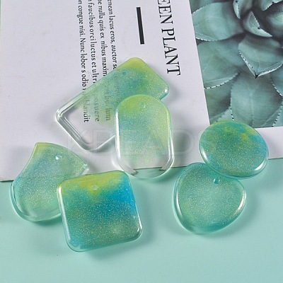 DIY Shield & Geometric Shape Pendant Silicone Molds DIY-G067-06A-1