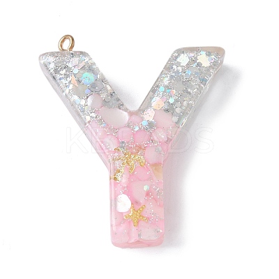 Resin Pendants RESI-B029-01P-Y-1