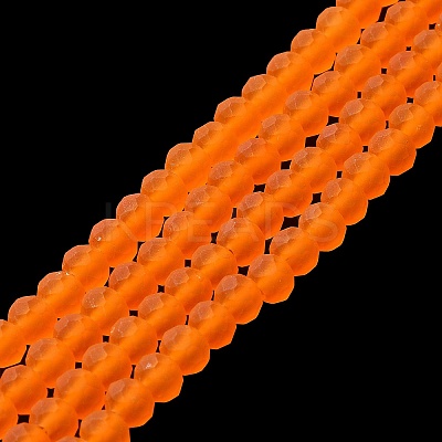 Transparent Glass Beads Strands EGLA-A044-T1mm-MD25-1