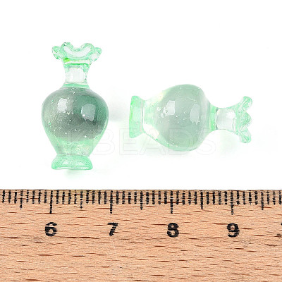Resin Porcelain Vase Miniature  Ornaments AJEW-Q009-01B-1