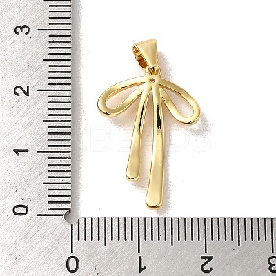 Brass Micro Pave Clear Cubic Zirconia Pendants KK-R155-02G-1
