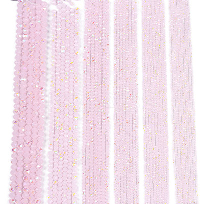 Electroplate Glass Beads Strands EGLA-A044-J3mm-L02-1