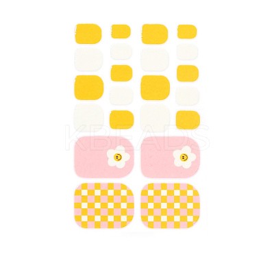 Full-Cover Glitter Powder Toenail Wraps Stickers LS-MRMJ-R112-ZXJ-089-1