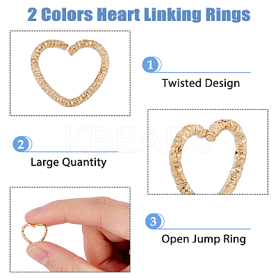 100Pcs 2 Colors Iron Open Jump Rings IFIN-DC0001-05-1
