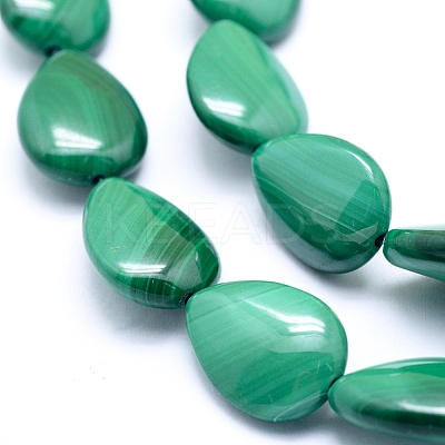 Natural Malachite Beads Strands G-D0011-10B-1
