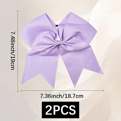 2Pcs Rubber Hair Ties MRMJ-SC0001-49I-1