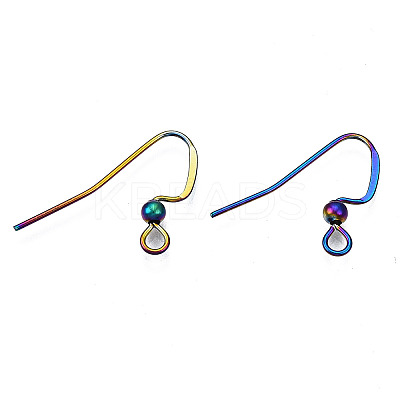 Ion Plating(IP) 304 Stainless Steel French Earring Hooks LS-STAS-S119-013-1