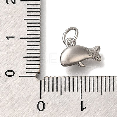 Rack Plating Brass Micro Pave Cubic Zirconia Charms KK-I720-10P-1